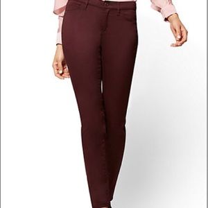 New York & Company Curvy Slim Leg Pants, Size 6